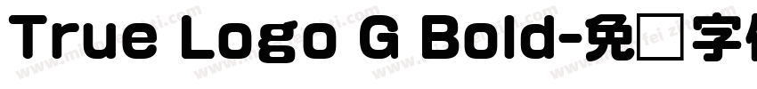 True Logo G Bold字体转换